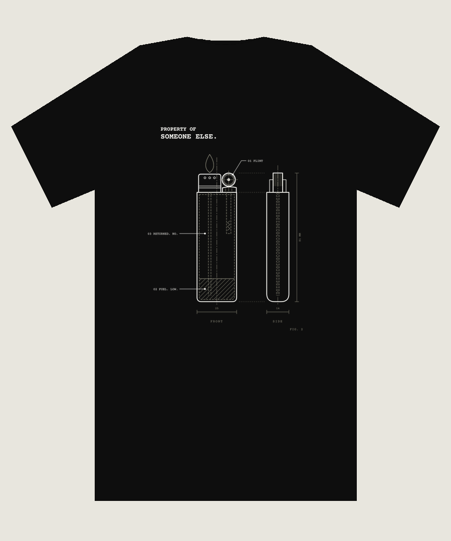 LIGHTER. Box Tee