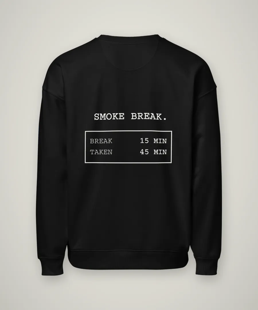 SMOKE BREAK Crewneck thumbnail 4