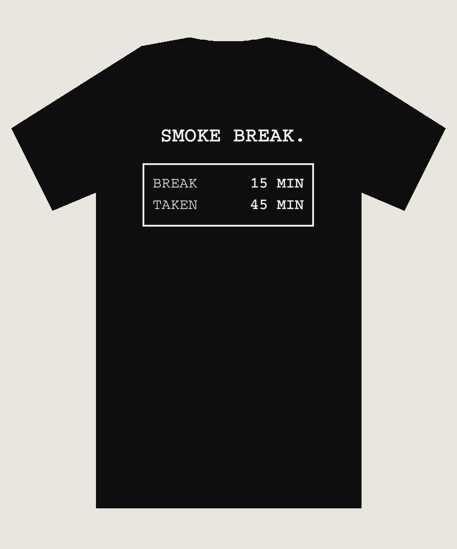 SMOKE BREAK Box Tee