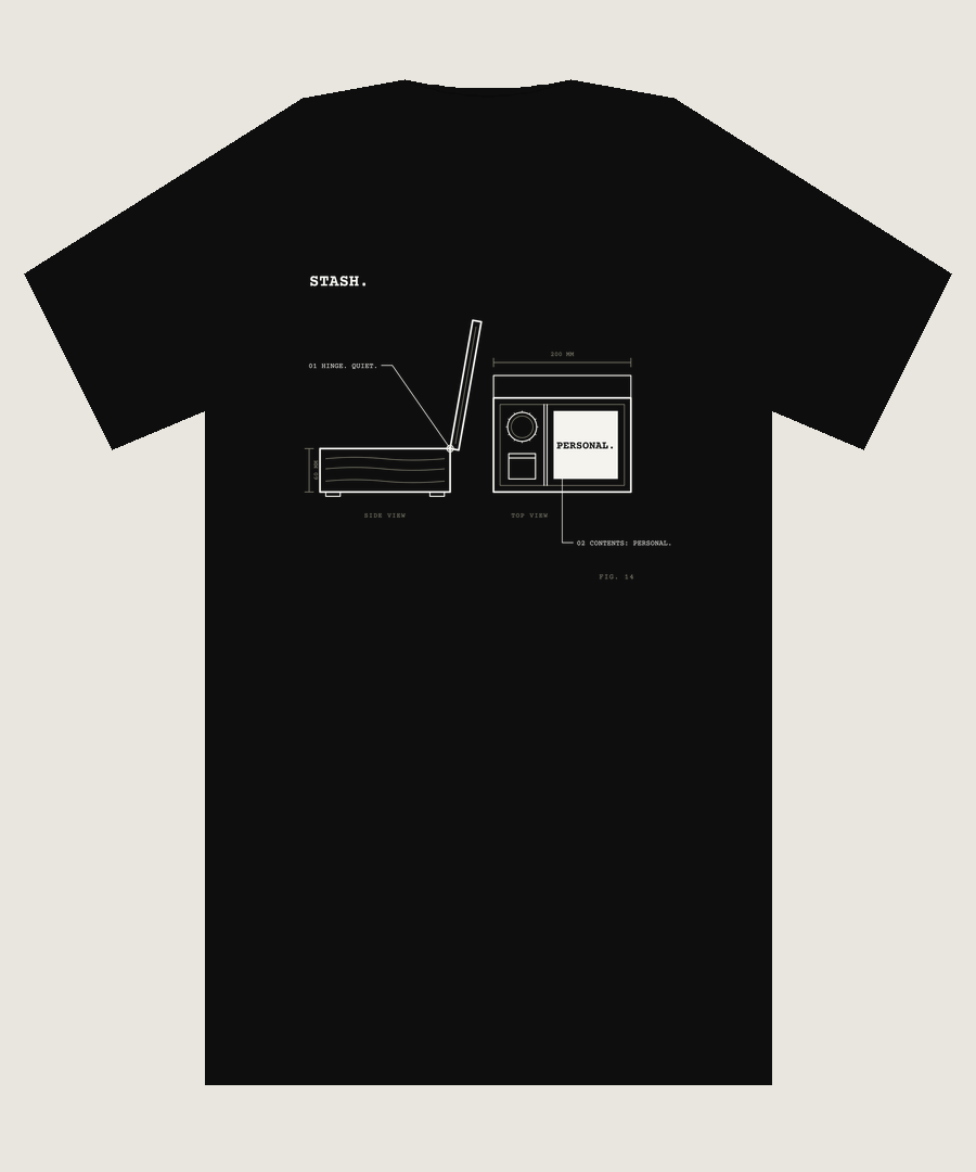 STASH. Box Tee