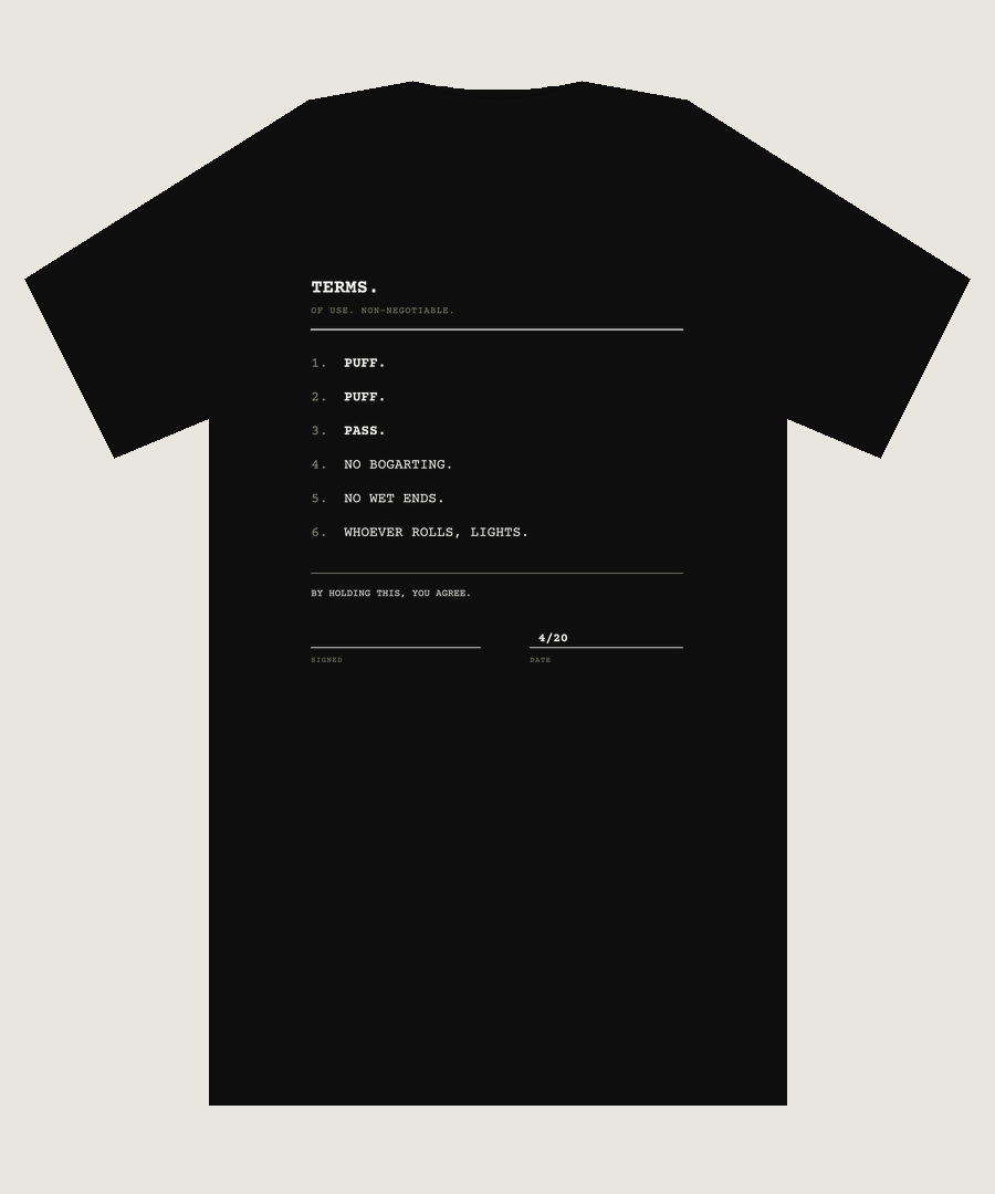 TERMS. Box Tee