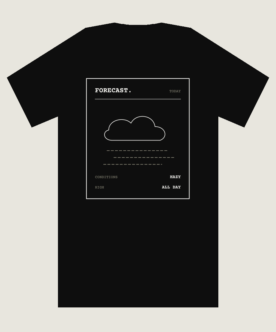 WEATHER. Box Tee